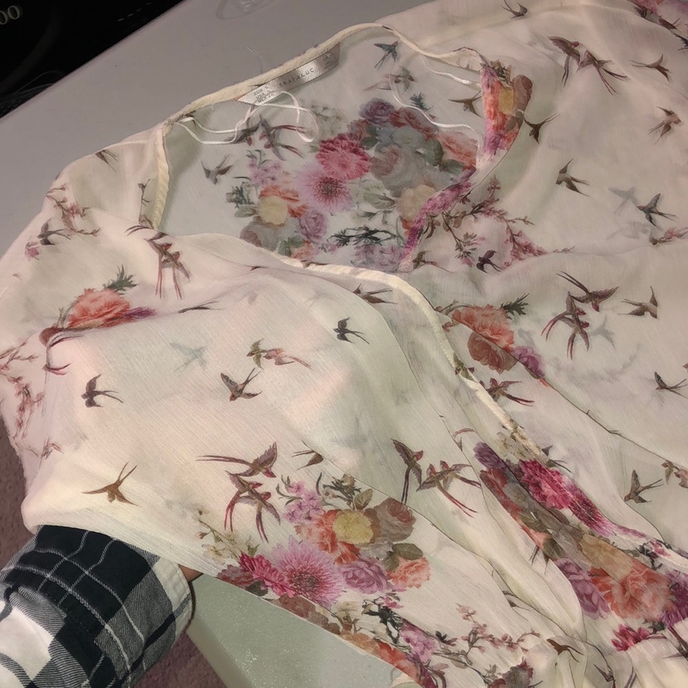 Zara Beautiful long floral dress - Picture 13 of 13